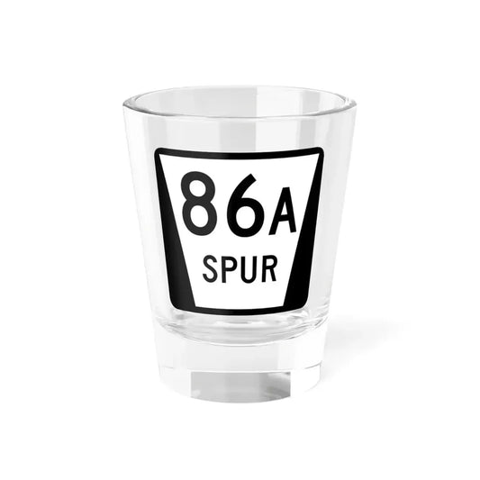 N SPUR 86A (Nebraska) (Road Sign) Shot Glass 1.5oz 1.5oz - Go Mug Yourself