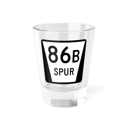 N SPUR 86B (Nebraska) (Road Sign) Shot Glass 1.5oz 1.5oz - Go Mug Yourself