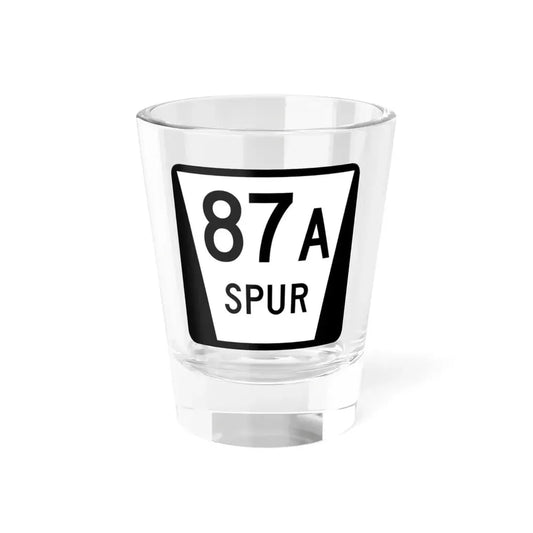 N SPUR 87A (Nebraska) (Road Sign) Shot Glass 1.5oz 1.5oz - Go Mug Yourself