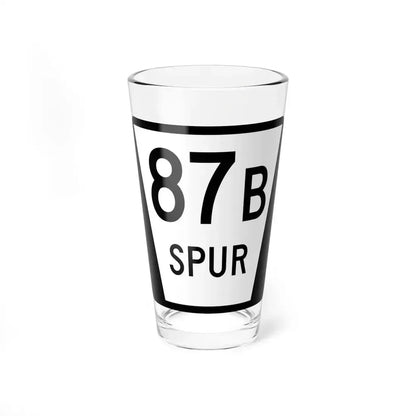 N SPUR 87B (Nebraska) (Road Sign) Pint Glass 16oz 16oz - Go Mug Yourself