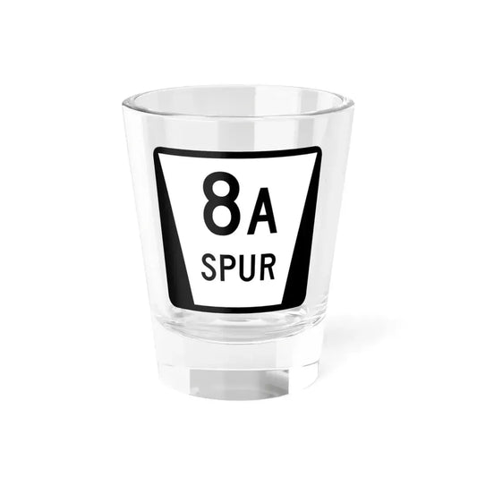 N SPUR 8A (Nebraska) (Road Sign) Shot Glass 1.5oz 1.5oz - Go Mug Yourself