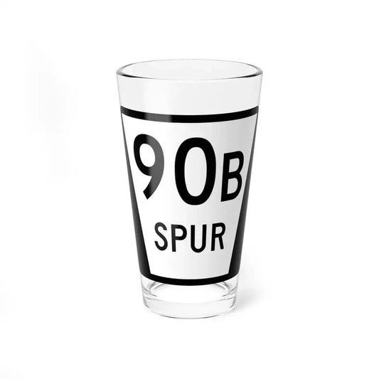 N SPUR 90B (Nebraska) (Road Sign) Pint Glass 16oz 16oz - Go Mug Yourself