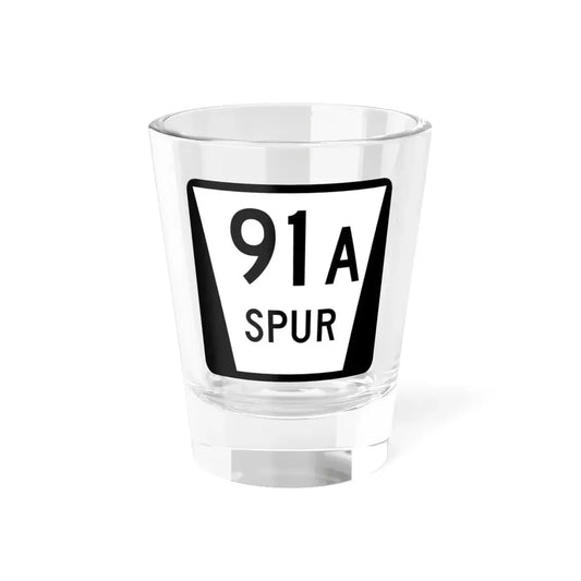 N SPUR 91A (Nebraska) (Road Sign) Shot Glass 1.5oz 1.5oz - Go Mug Yourself