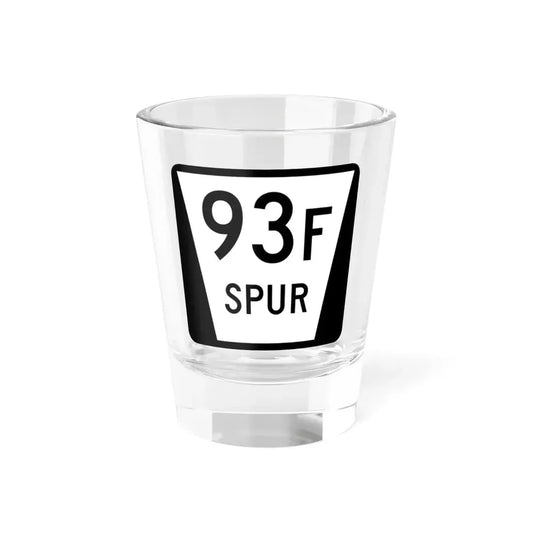 N SPUR 93F (Nebraska) (Road Sign) Shot Glass 1.5oz 1.5oz - Go Mug Yourself