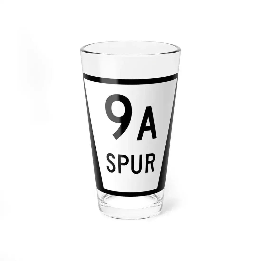 N SPUR 9A (Nebraska) (Road Sign) Pint Glass 16oz 16oz - Go Mug Yourself