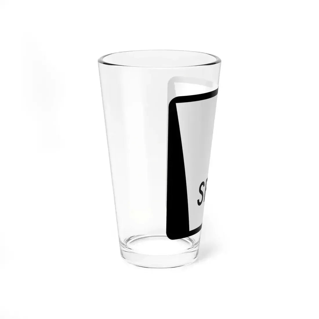 N SPUR Blank (Nebraska) (Road Sign) Pint Glass 16oz - Go Mug Yourself