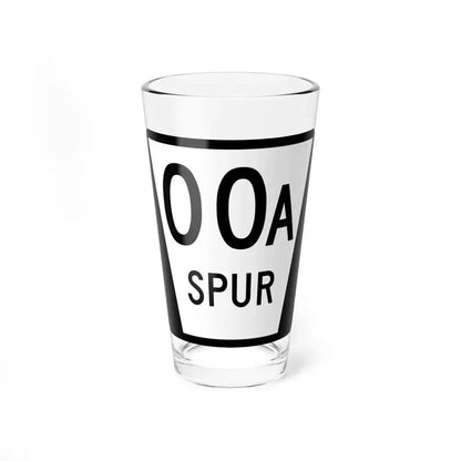 N SPUR template (Nebraska) (Road Sign) Pint Glass 16oz 16oz - Go Mug Yourself