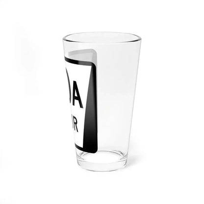 N SPUR template (Nebraska) (Road Sign) Pint Glass 16oz - Go Mug Yourself