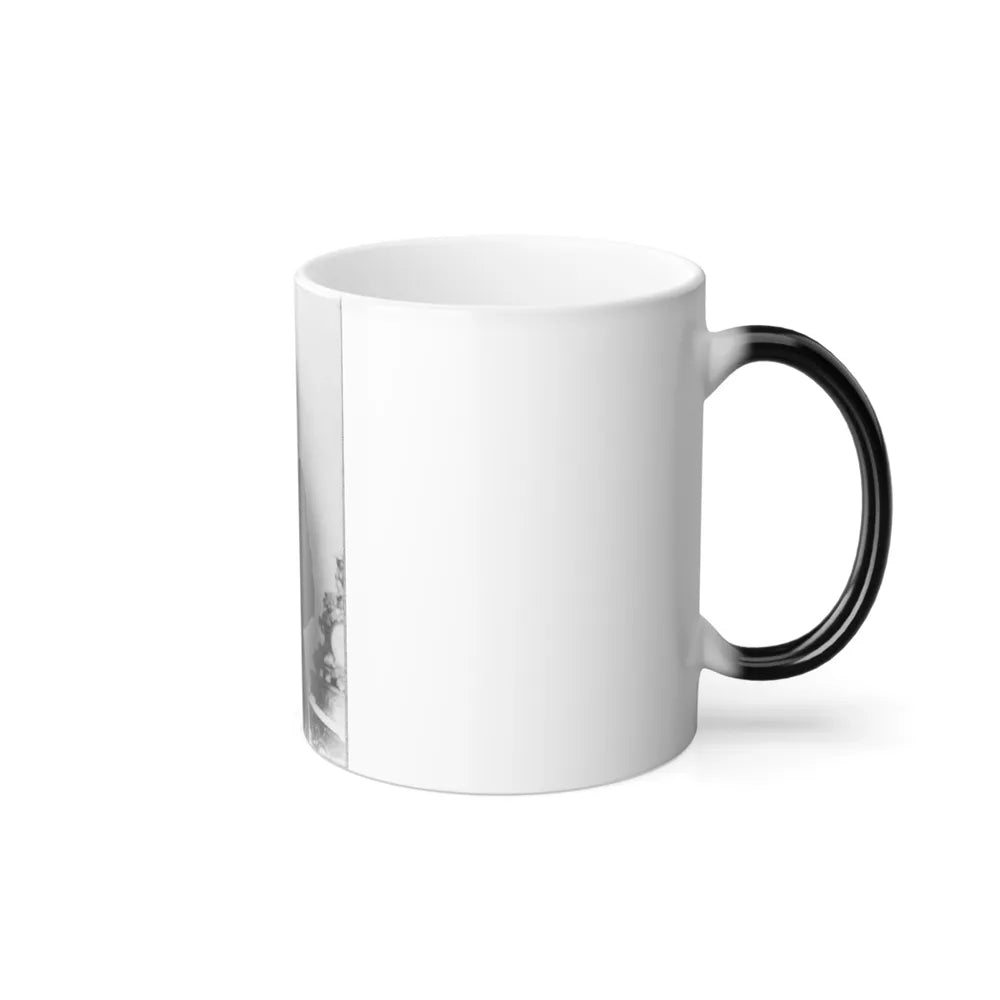 N. Kimball, Three-Quarter Length Portrait, Standing, Facing Left; With Right Hand Inside His Coat and Left Hand Behind Himself (U.S. Civil War) Color Changing Coffee Mug 11oz-Go Mug Yourself