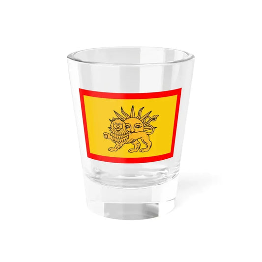 Nadir Shah Flag (Iran) Shot Glass 1.5oz 1.5oz - Go Mug Yourself