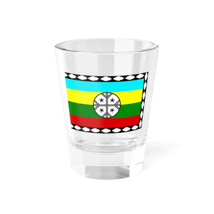 Nagche flag (Argentina) Shot Glass 1.5oz 1.5oz - Go Mug Yourself