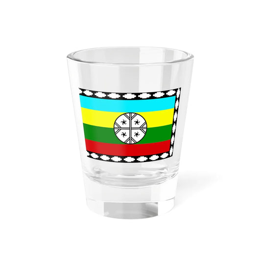 Nagche flag (Argentina) Shot Glass 1.5oz 1.5oz - Go Mug Yourself