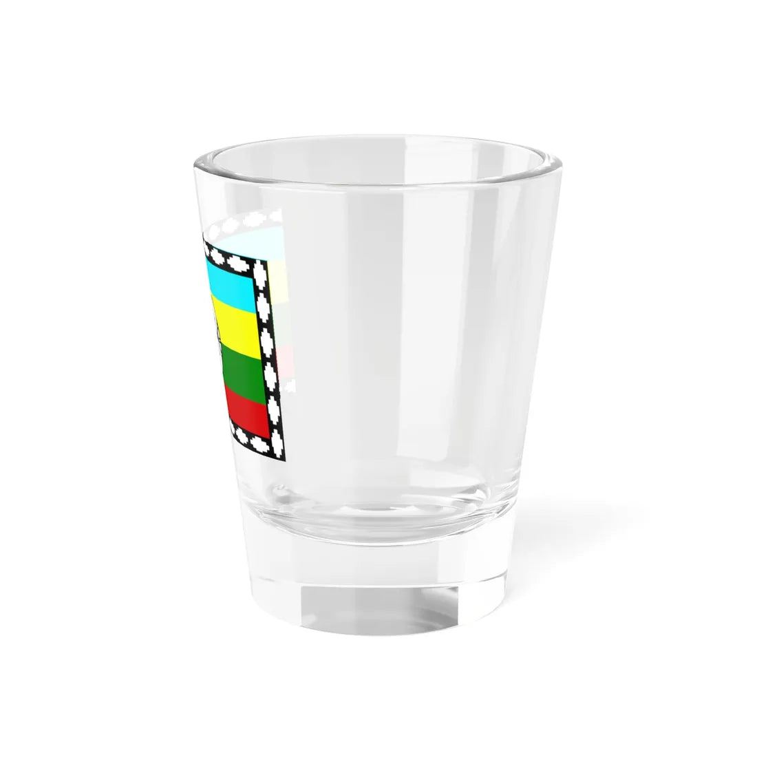 Nagche flag (Argentina) Shot Glass 1.5oz - Go Mug Yourself