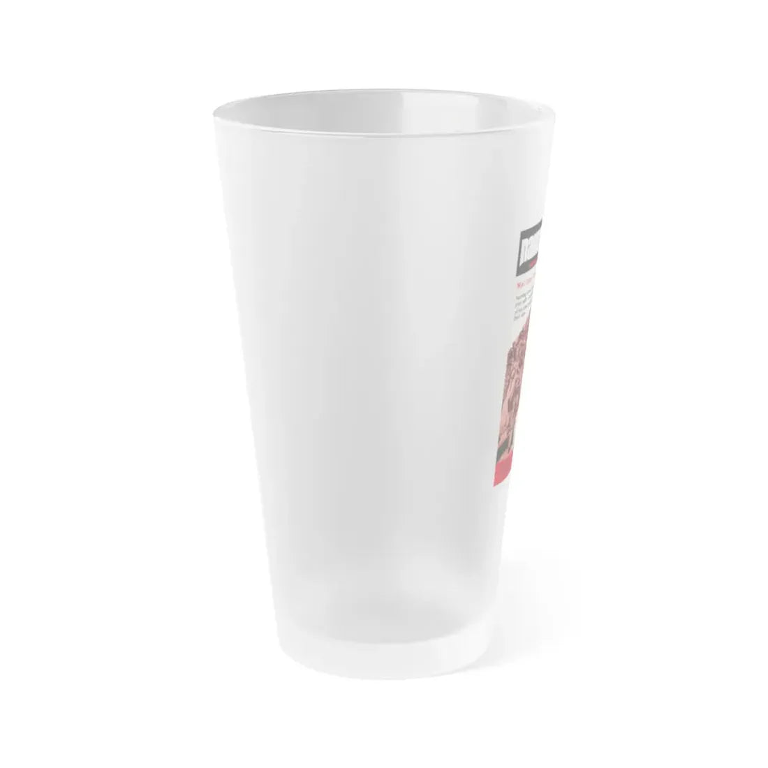 NAKED ANGELS 1969 Movie Poster - Frosted Pint Glass 16oz - Go Mug Yourself