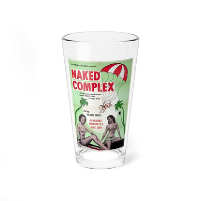 NAKED COMPLEX 1963 Movie Poster - Pint Glass 16oz-16oz-Go Mug Yourself