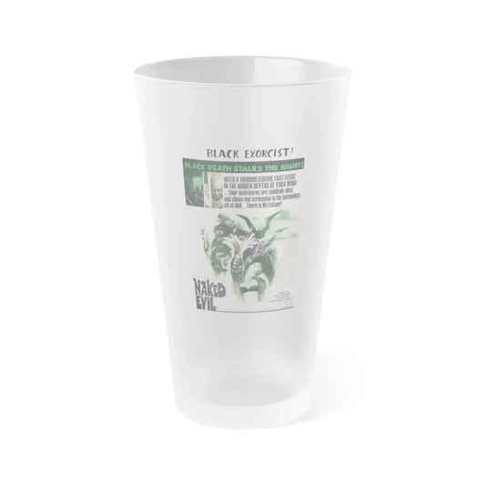 NAKED EVIL 1966 Movie Poster - Frosted Pint Glass 16oz 16oz Frosted - Go Mug Yourself
