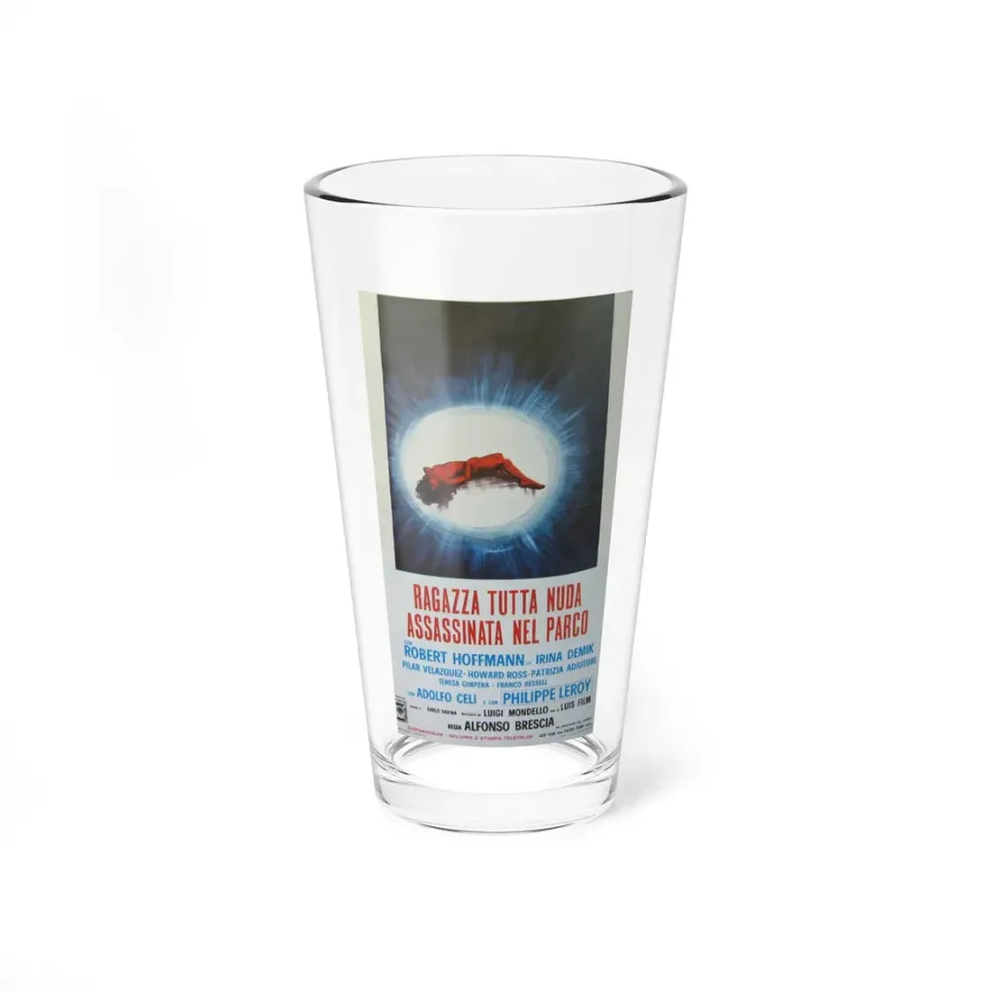 NAKED GIRL KILLED IN THE PARK 1972 Movie Poster - Pint Glass 16oz 16oz - Go Mug Yourself