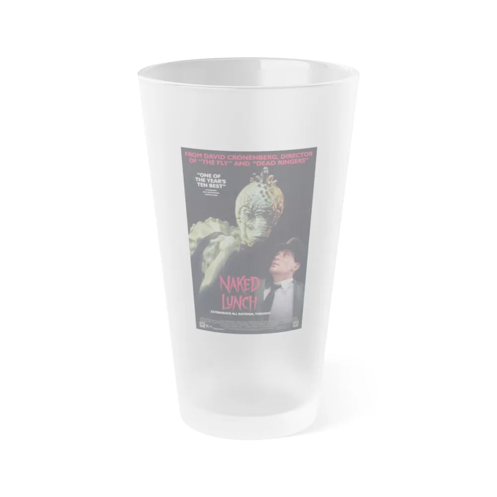 NAKED LUNCH (2) 1991 Movie Poster - Frosted Pint Glass 16oz-16oz-Frosted-Go Mug Yourself