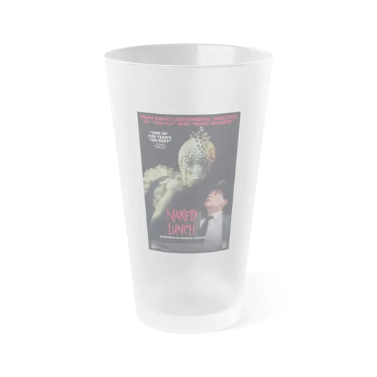 NAKED LUNCH (2) 1991 Movie Poster - Frosted Pint Glass 16oz 16oz Frosted - Go Mug Yourself
