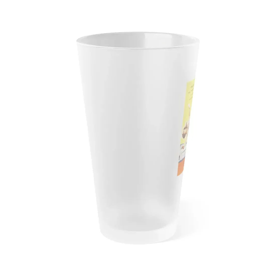 NAKED PARADISE 1957 Movie Poster - Frosted Pint Glass 16oz - Go Mug Yourself