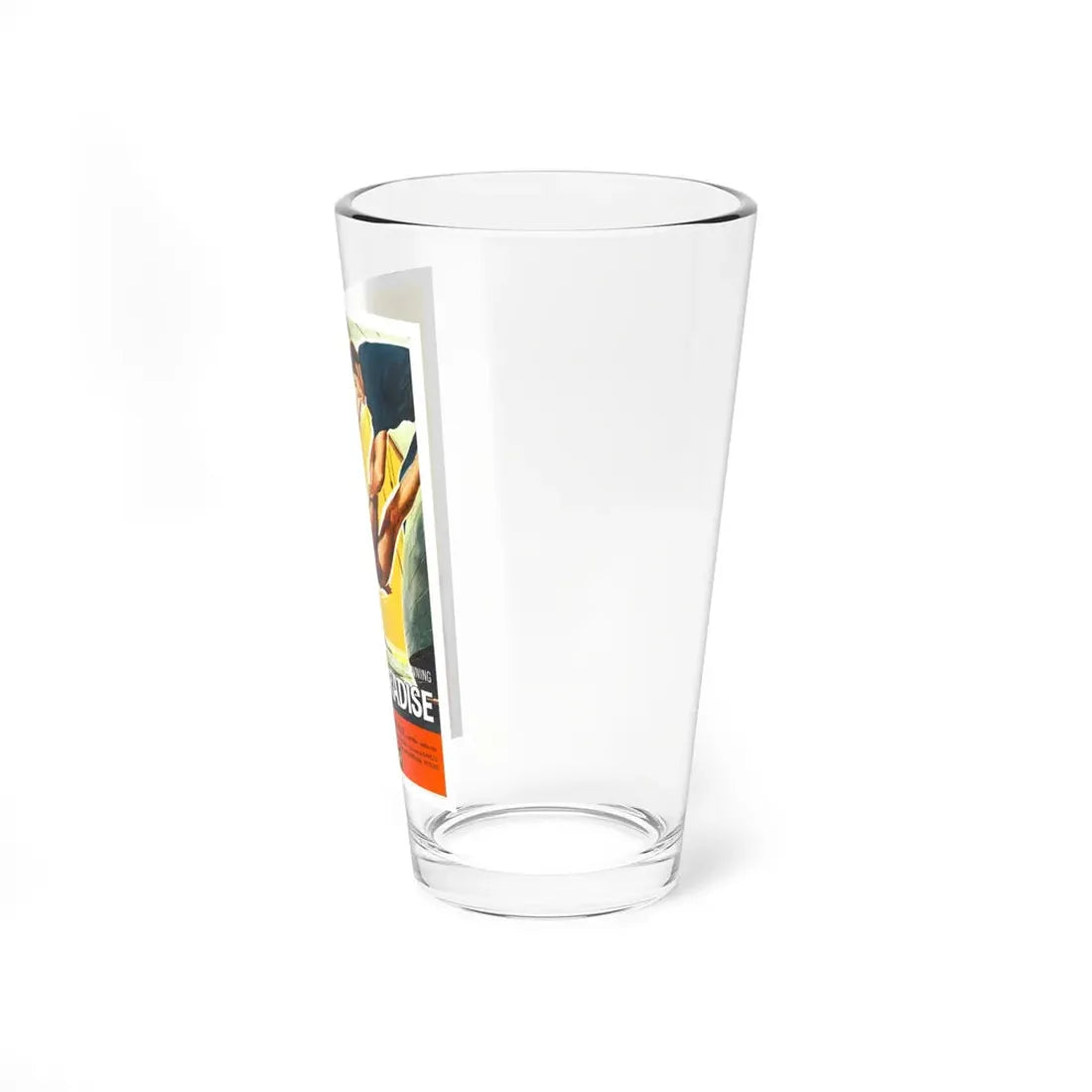 NAKED PARADISE 1957 Movie Poster - Pint Glass 16oz - Go Mug Yourself