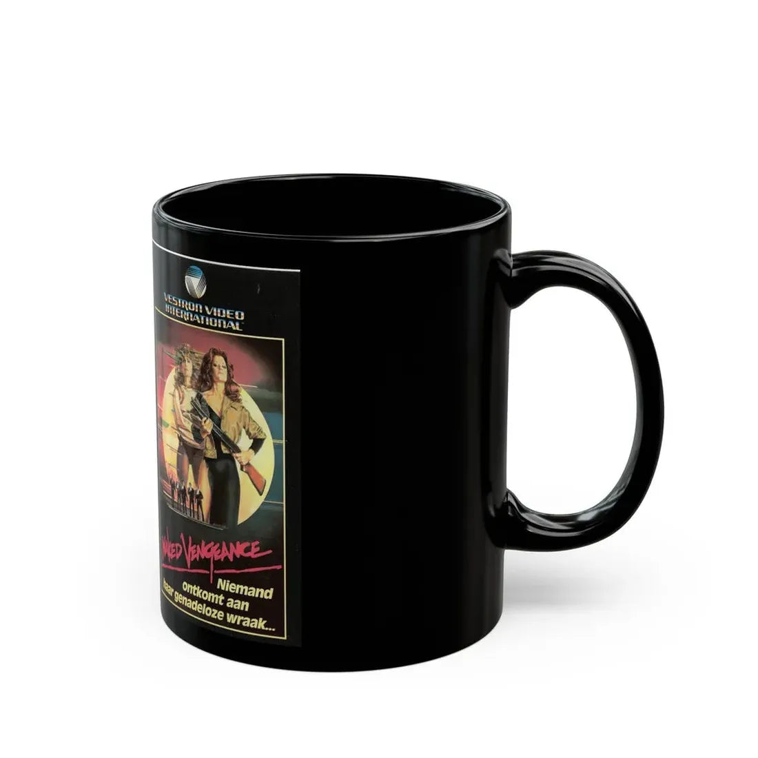 NAKED VENGEANCE (VHS COVER) - Black Coffee Mug - Go Mug Yourself