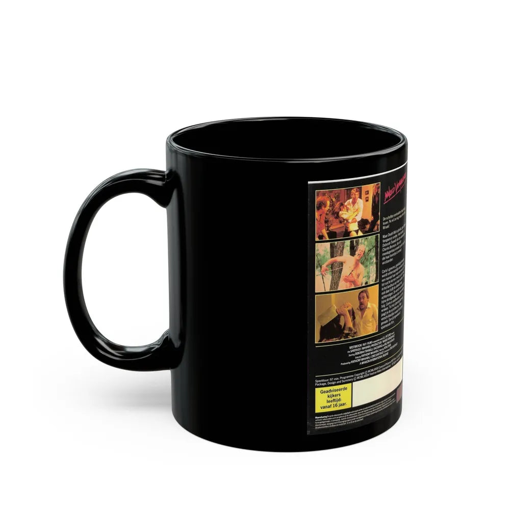 NAKED VENGEANCE (VHS COVER) - Black Coffee Mug-Go Mug Yourself