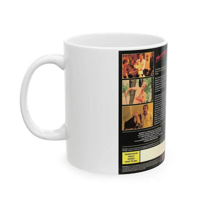 NAKED VENGEANCE (VHS COVER) - White Coffee Mug - Go Mug Yourself