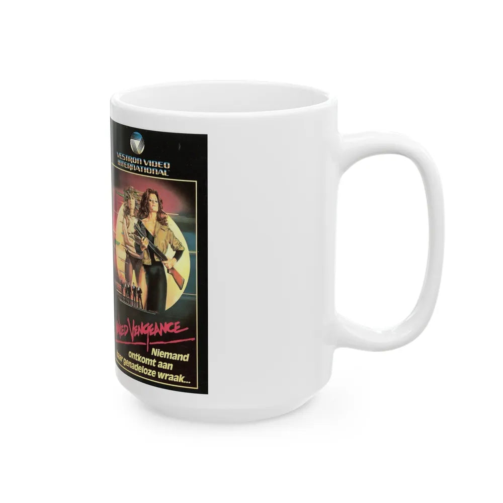 NAKED VENGEANCE (VHS COVER) - White Coffee Mug-Go Mug Yourself