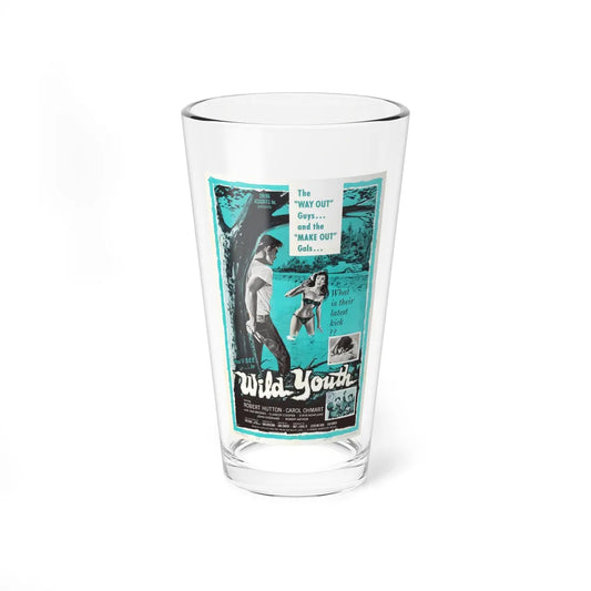 NAKED YOUTH 1961 Movie Poster - Pint Glass 16oz-16oz-Go Mug Yourself