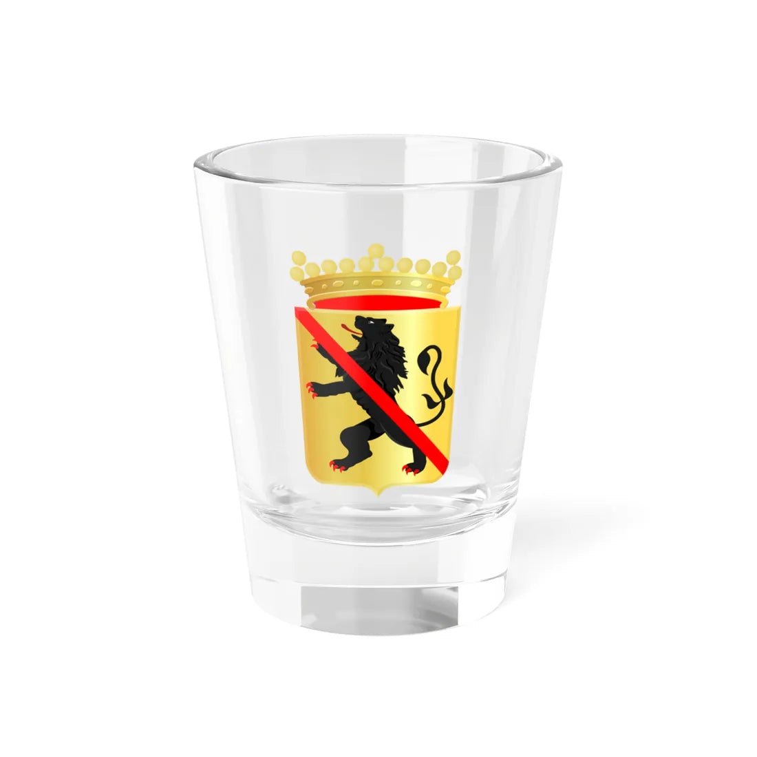 Namen provinciewapen 1820 HRvA (Belgium) (Coat of Arms) Shot Glass 1.5oz 1.5oz - Go Mug Yourself