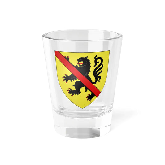 Namur Arms (Belgium) (Coat of Arms) Shot Glass 1.5oz 1.5oz - Go Mug Yourself