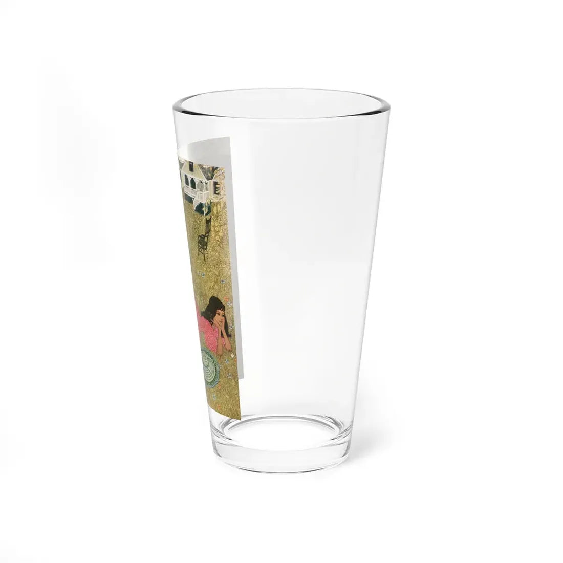 Nancy and Saralee (2), Cosmopolitan, February 1958 (Magazine Illustration) Pint Glass 16oz - Go Mug Yourself