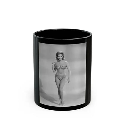 Nancy Kovack #03 (Vintage Female Icon) Black Coffee Mug 11oz - Go Mug Yourself