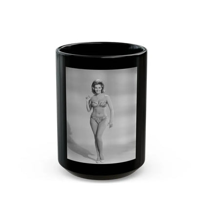 Nancy Kovack #03 (Vintage Female Icon) Black Coffee Mug 15oz - Go Mug Yourself