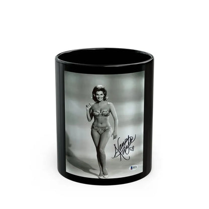 Nancy Kovack #031 (Vintage Female Icon) Black Coffee Mug 11oz - Go Mug Yourself