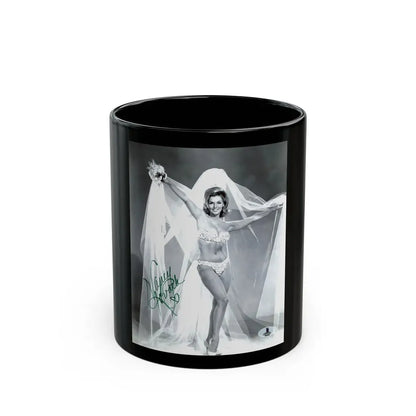 Nancy Kovack #04 (Vintage Female Icon) Black Coffee Mug 11oz - Go Mug Yourself