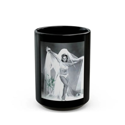 Nancy Kovack #04 (Vintage Female Icon) Black Coffee Mug 15oz - Go Mug Yourself