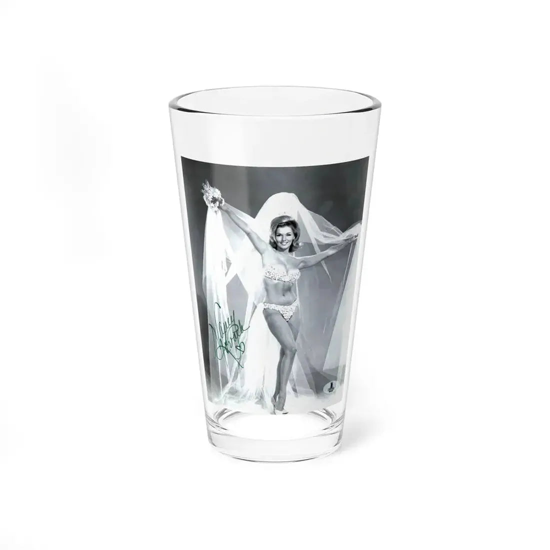 Nancy Kovack #04 (Vintage Female Icon) Pint Glass 16oz 16oz - Go Mug Yourself