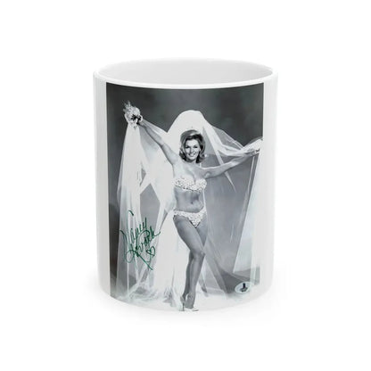 Nancy Kovack #04 (Vintage Female Icon) White Coffee Mug 11oz - Go Mug Yourself
