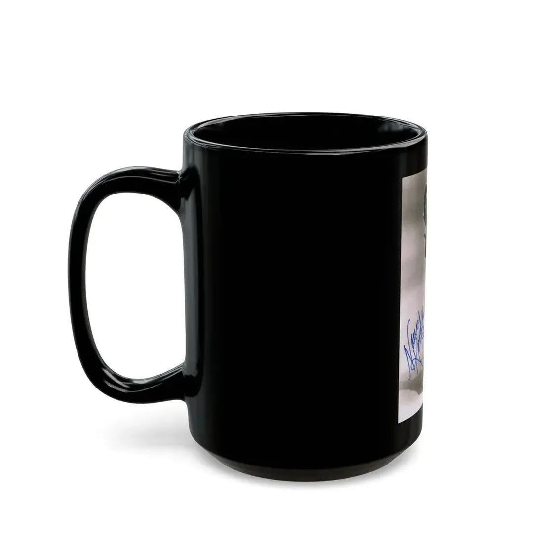 Nancy Kovack #051 (Vintage Female Icon) Black Coffee Mug - Go Mug Yourself