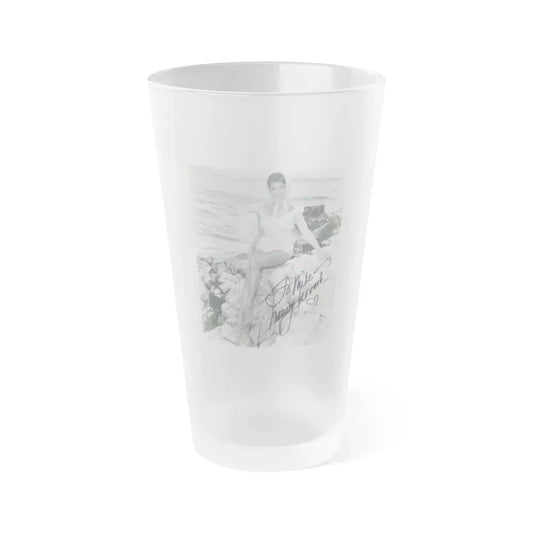 Nancy Kovack #11 (Vintage Female Icon) Frosted Pint Glass 16oz 16oz Frosted - Go Mug Yourself