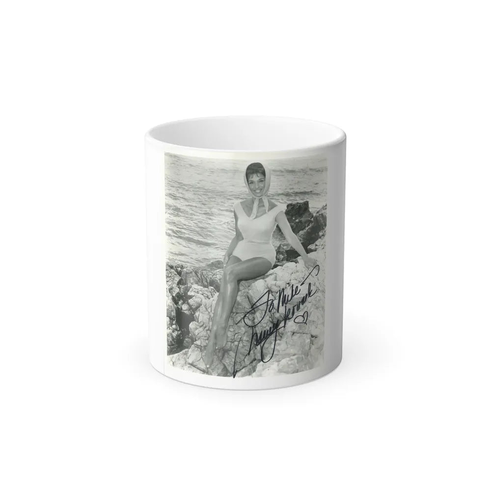 Nancy Kovack #11 (Vintage Female Icons) Color Changing Mug 11oz-11oz-Go Mug Yourself