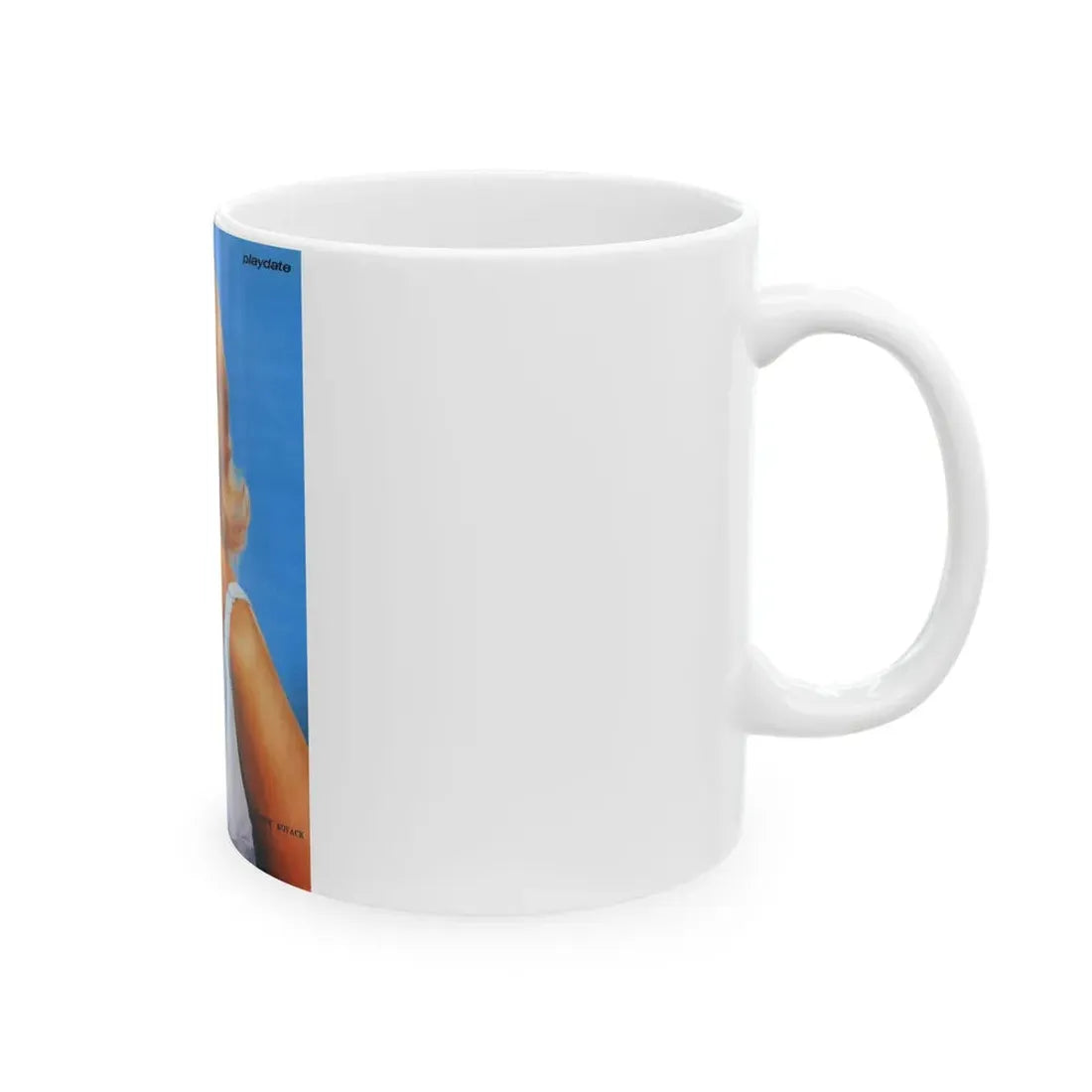 Nancy Kovack #20 (Vintage Female Icon) White Coffee Mug - Go Mug Yourself