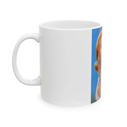 Nancy Kovack #20 (Vintage Female Icon) White Coffee Mug - Go Mug Yourself