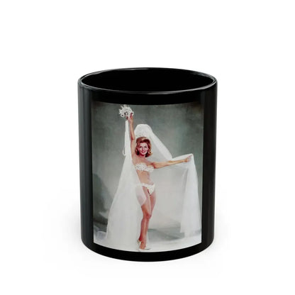 Nancy Kovack #22 (Vintage Female Icon) Black Coffee Mug 11oz - Go Mug Yourself