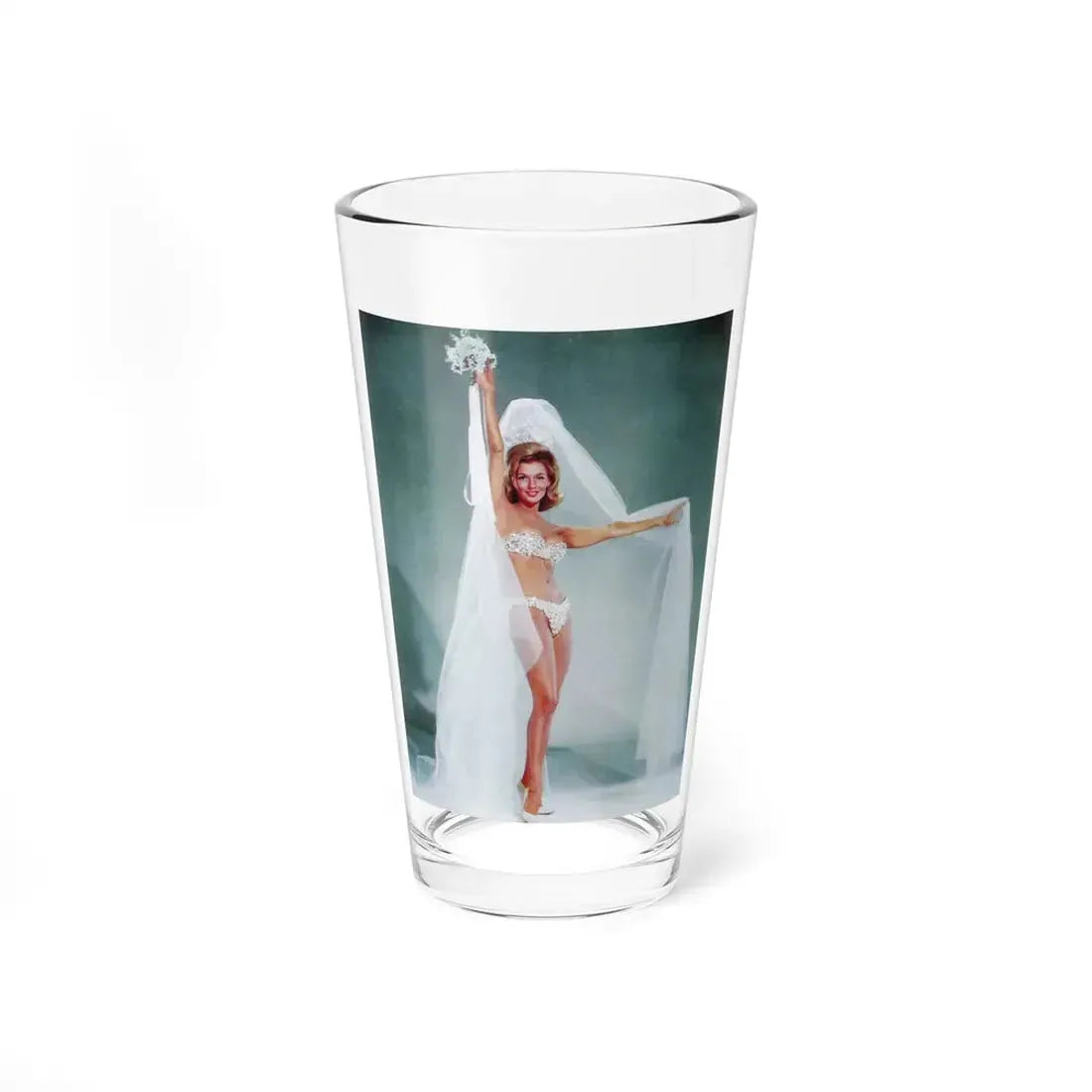 Nancy Kovack #221 (Vintage Female Icon) Pint Glass 16oz 16oz - Go Mug Yourself