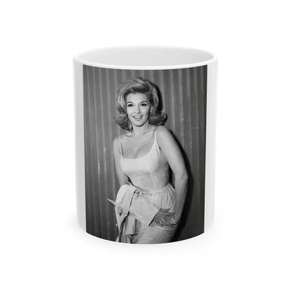 Nancy Kovack #32 (Vintage Female Icon) White Coffee Mug 11oz - Go Mug Yourself