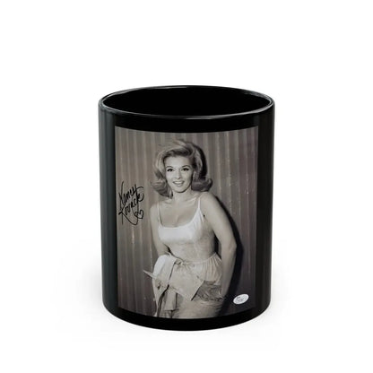 Nancy Kovack #322 (Vintage Female Icon) Black Coffee Mug 11oz - Go Mug Yourself