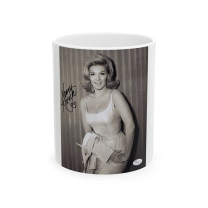 Nancy Kovack #322 (Vintage Female Icon) White Coffee Mug-11oz-Go Mug Yourself